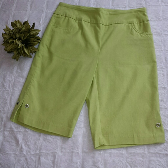 Tribal Pants - Tribal lime green shorts